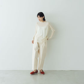 ROBE de PEAU リラックスシアープルオーバー