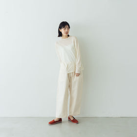 ROBE de PEAU リラックスシアープルオーバー