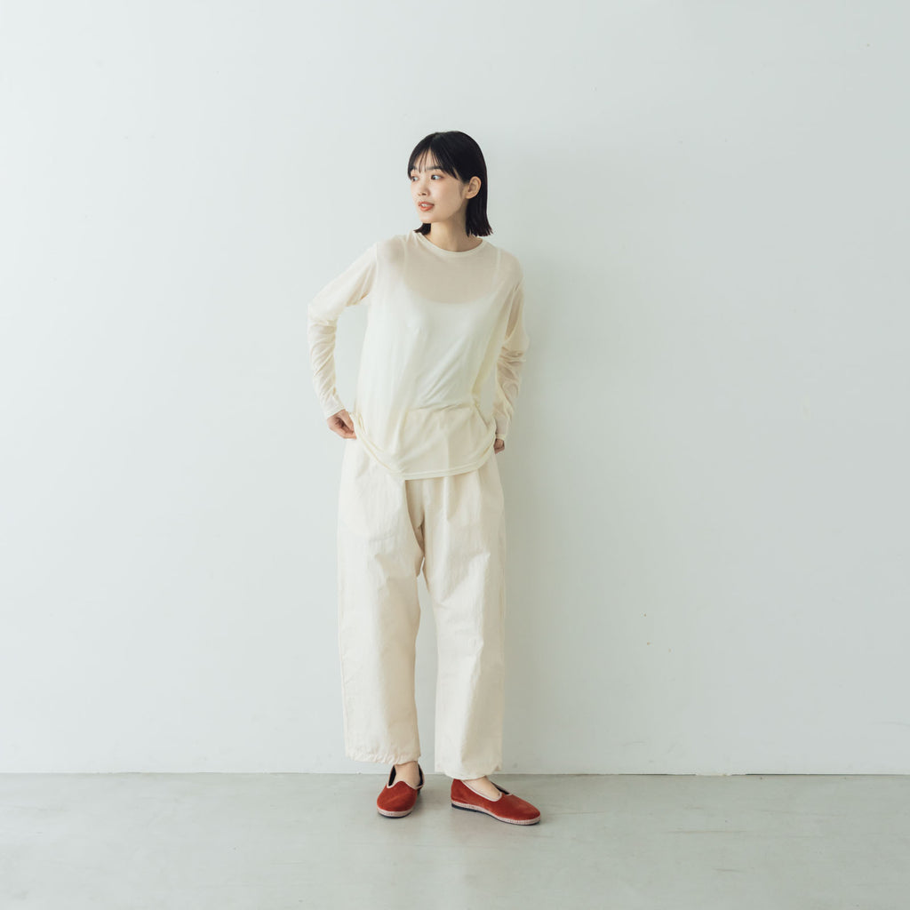 ROBE de PEAU リラックスシアープルオーバー