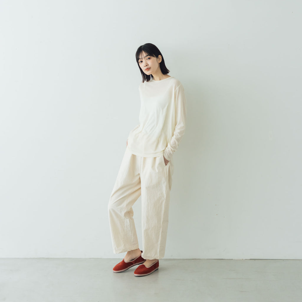 ROBE de PEAU リラックスシアープルオーバー