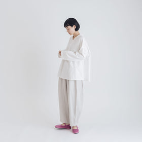 【SALE】ROBE de PEAU ガーデナーシャツ