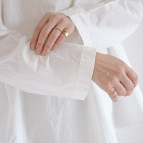 【SALE】ROBE de PEAU ガーデナーシャツ