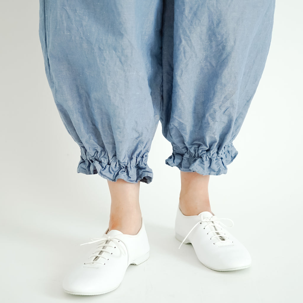 ROBE de PEAU アンクルタイドパンツ ジェイブルー