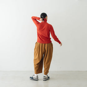 ROBE de PEAU カミーユ ウールタックパンツ