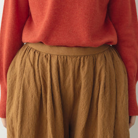 ROBE de PEAU カミーユ ウールタックパンツ