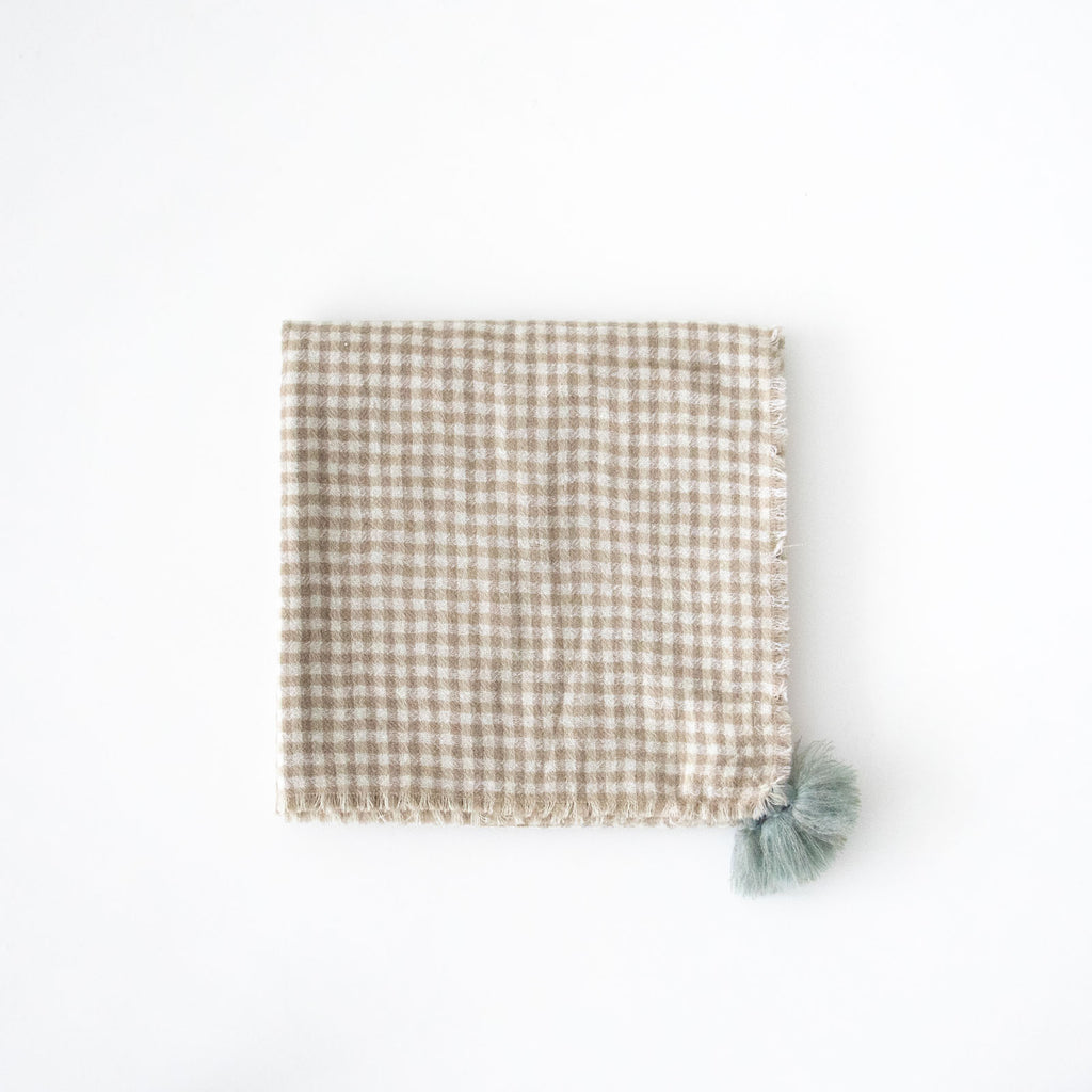 ROBE de PEAU ウールガーゼタッセルストール