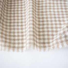 ROBE de PEAU ウールガーゼタッセルストール