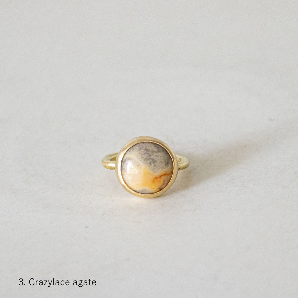 SURUME. STONE RING