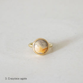SURUME. STONE RING