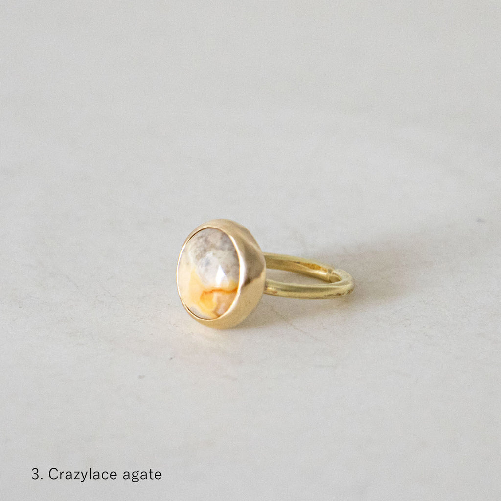 SURUME. STONE RING