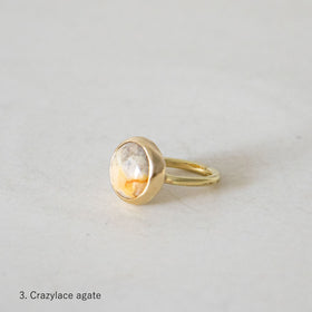 SURUME. STONE RING