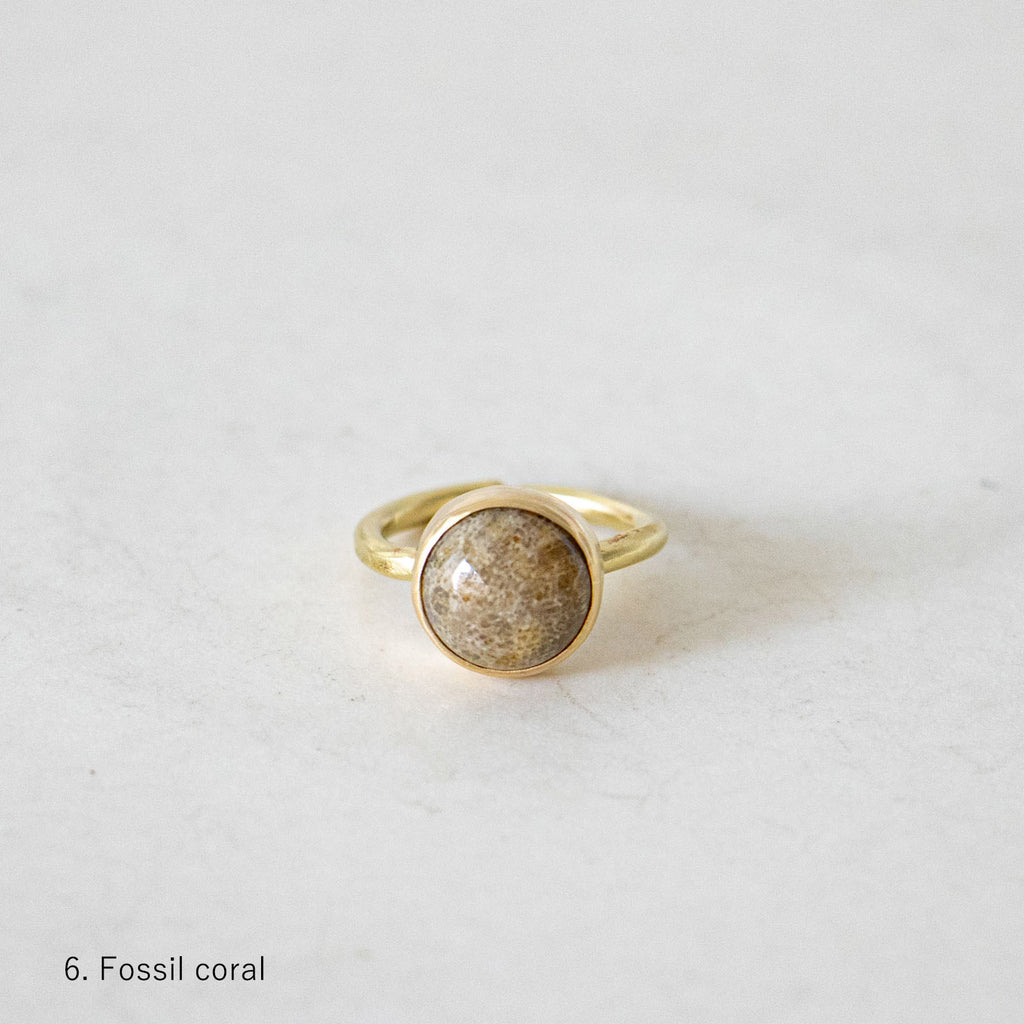 SURUME. STONE RING