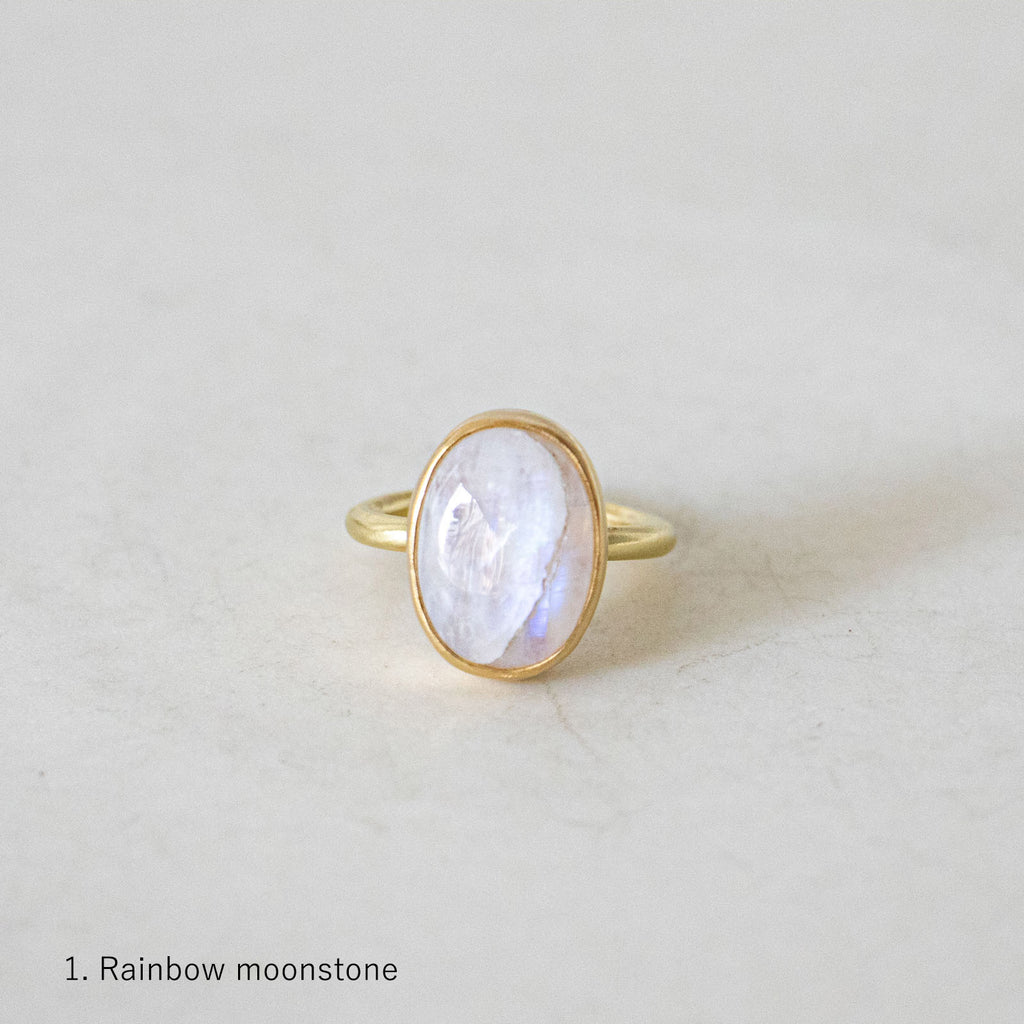 SURUME. STONE RING