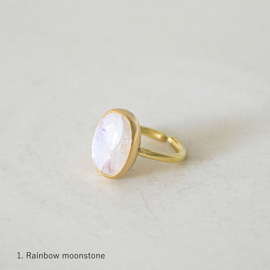 SURUME. STONE RING