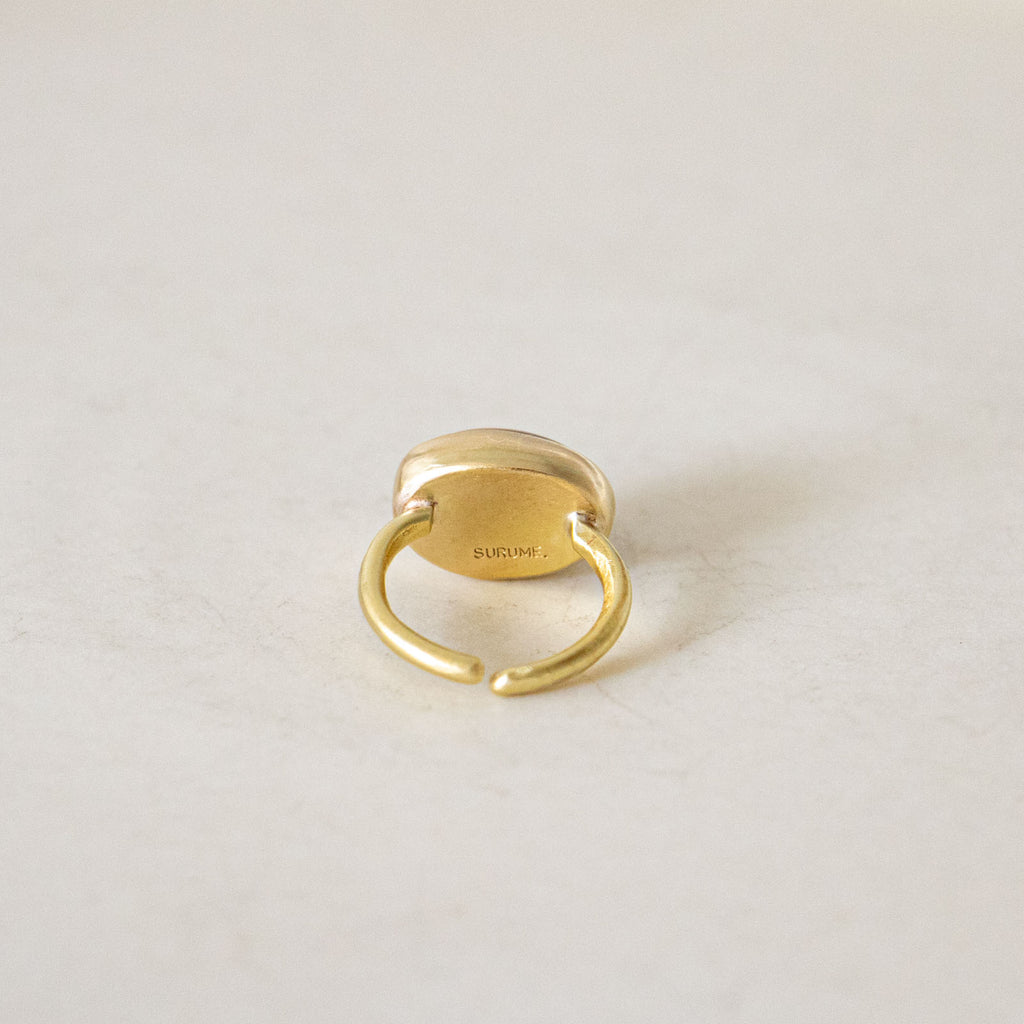 SURUME. STONE RING