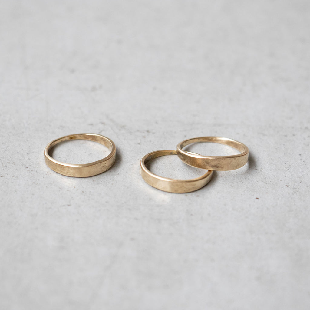 SURUME. Brass ring Flat