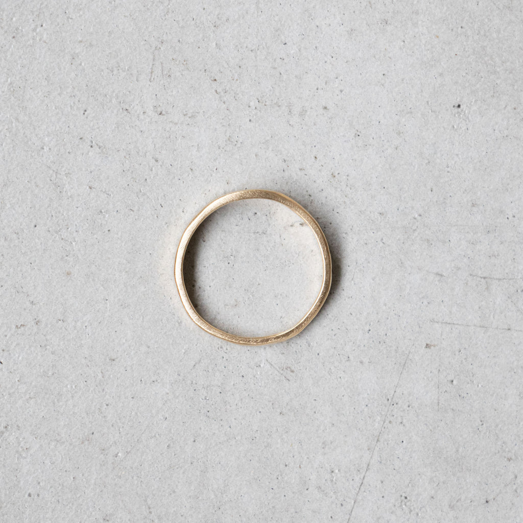 SURUME. Brass ring Flat