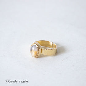 SURUME. Cutting Stone Ring