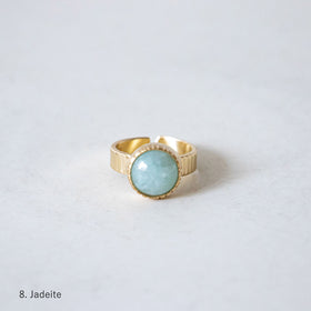 SURUME. Cutting Stone Ring