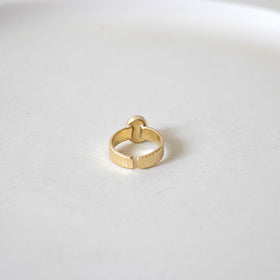 SURUME. Cutting Stone Ring