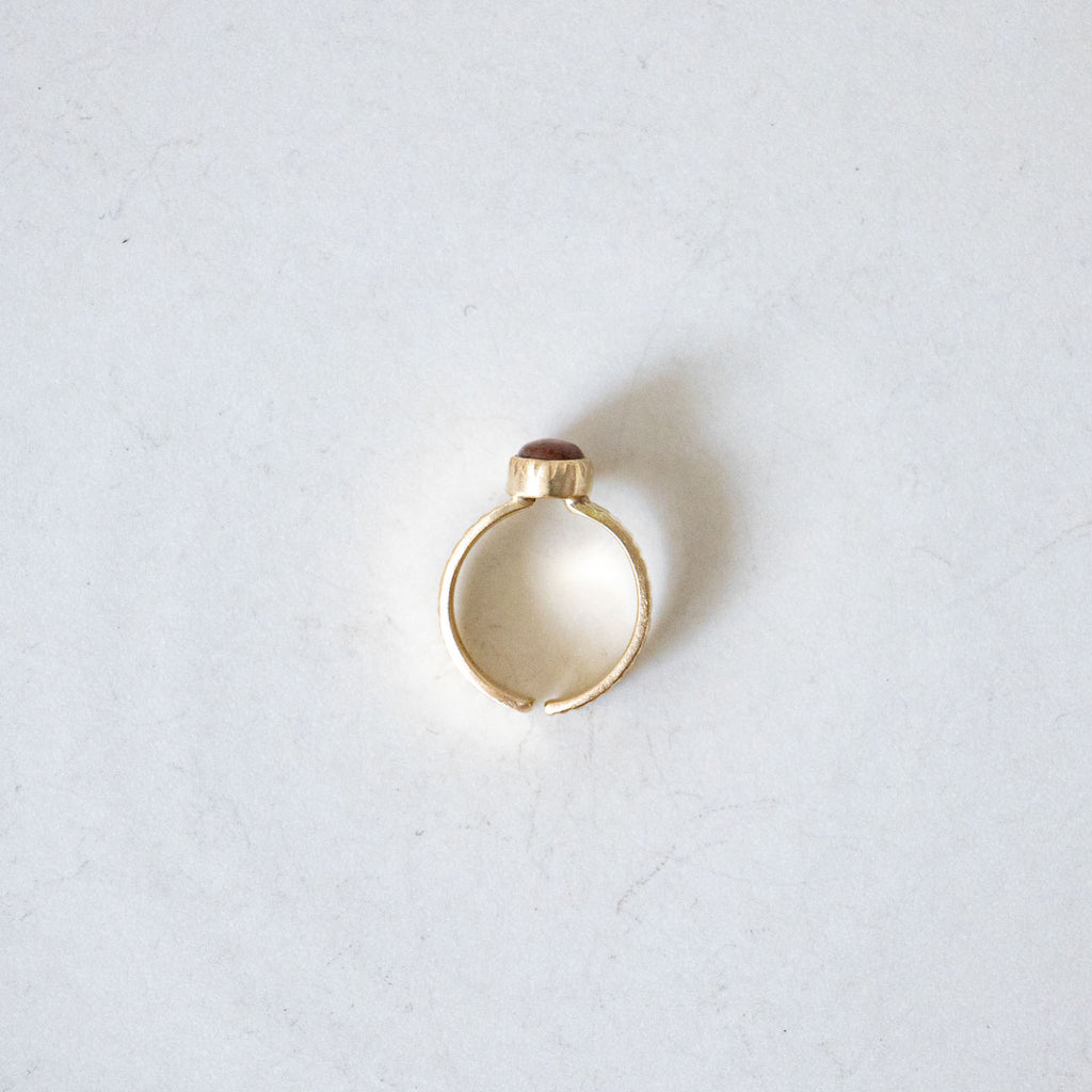 SURUME. Cutting Stone Ring