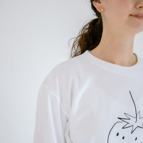 pot and tea イチゴTシャツ