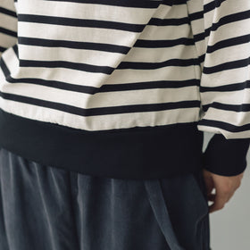 MAGALI ハイゲージコットン バスクボーダーカットソー