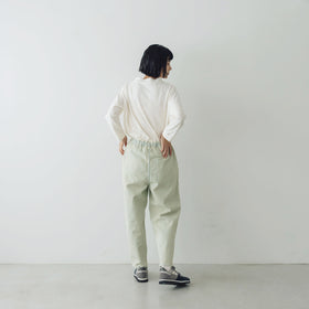 TISSU コットンデニム イージーテーパードパンツ