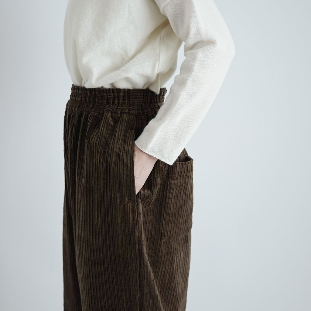 【SALE】 UNIVERSAL SEVEN 親子コーデュロイ ギャザーパンツ