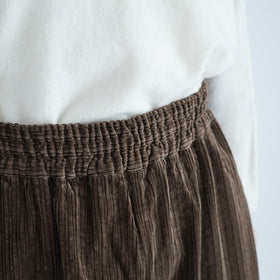 UNIVERSAL SEVEN 親子コーデュロイ ギャザーパンツ