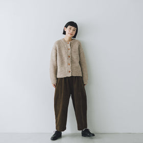 comm. arch. ハンドフレームド チャンキー カーディガン