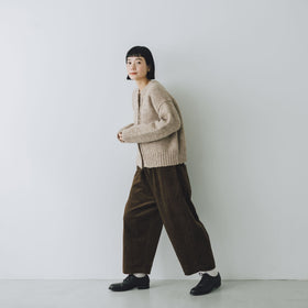 UNIVERSAL SEVEN 親子コーデュロイ ギャザーパンツ