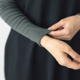 UNIVERSAL TISSU ウール圧縮 ジャンパードレス