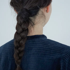 UNIVERSAL TISSU 親子コーデュロイ シャーリングブラウス