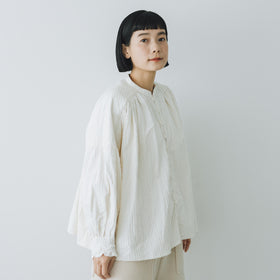 UNIVERSAL TISSU 親子コーデュロイ シャーリングブラウス