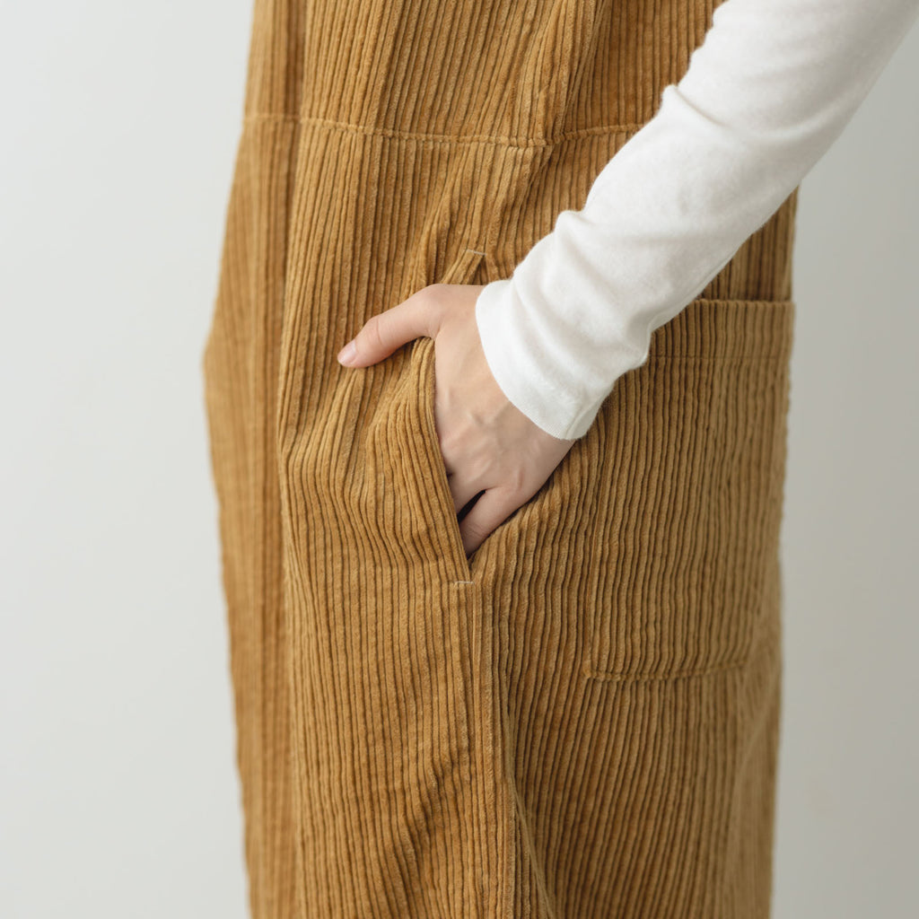 UNIVERSAL TISSU 親子コーデュロイ ラップサロペットパンツ