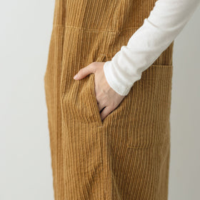 UNIVERSAL TISSU 親子コーデュロイ ラップサロペットパンツ