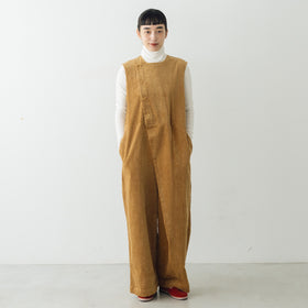 UNIVERSAL TISSU 親子コーデュロイ ラップサロペットパンツ