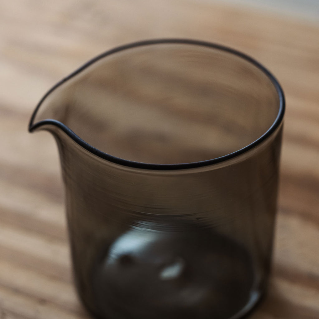 WASHIZUKA GLASS STUDIO katakuchi charcoal