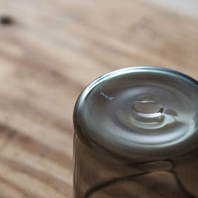 WASHIZUKA GLASS STUDIO katakuchi charcoal