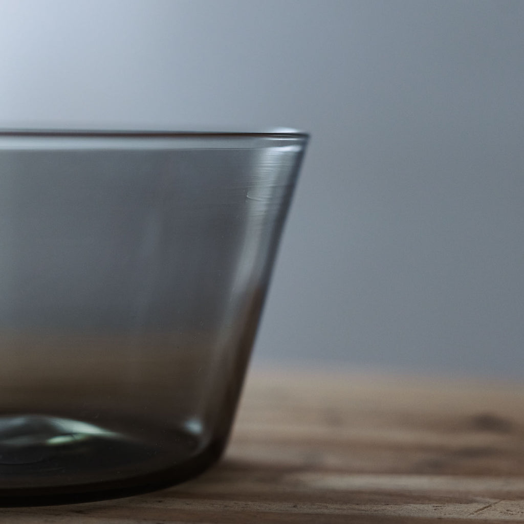 WASHIZUKA GLASS STUDIO katakuchi charcoal