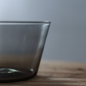 WASHIZUKA GLASS STUDIO katakuchi charcoal