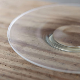 WASHIZUKA GLASS STUDIO dish clear