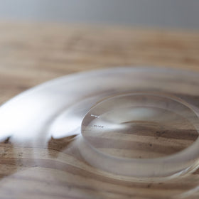 WASHIZUKA GLASS STUDIO dish clear