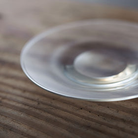 WASHIZUKA GLASS STUDIO dish clear