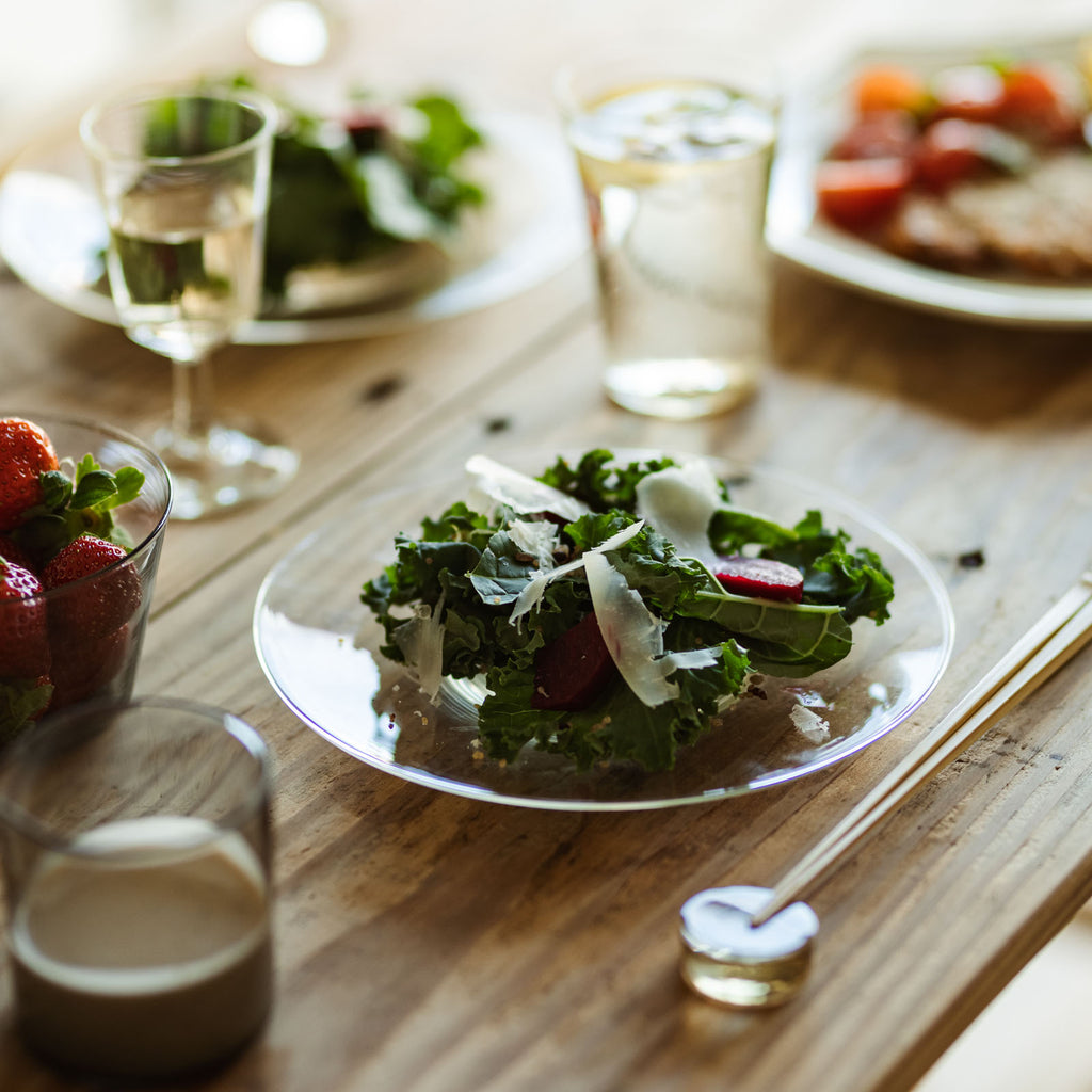 WASHIZUKA GLASS STUDIO dish clear