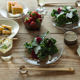 WASHIZUKA GLASS STUDIO dish clear