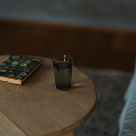 WASHIZUKA GLASS STUDIO CUP charcoal