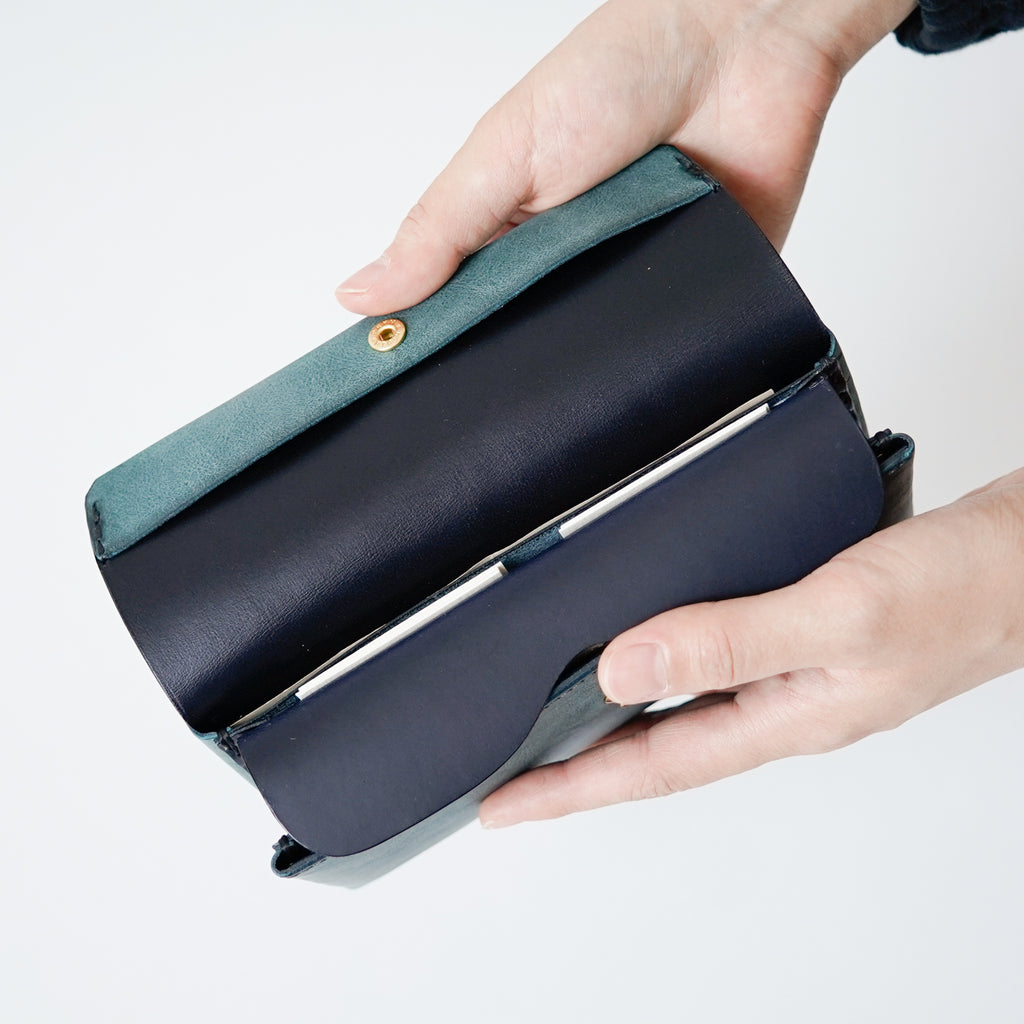 SAFUJI ミニ長財布(ホック)