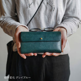 SAFUJI ミニ長財布(ホック)